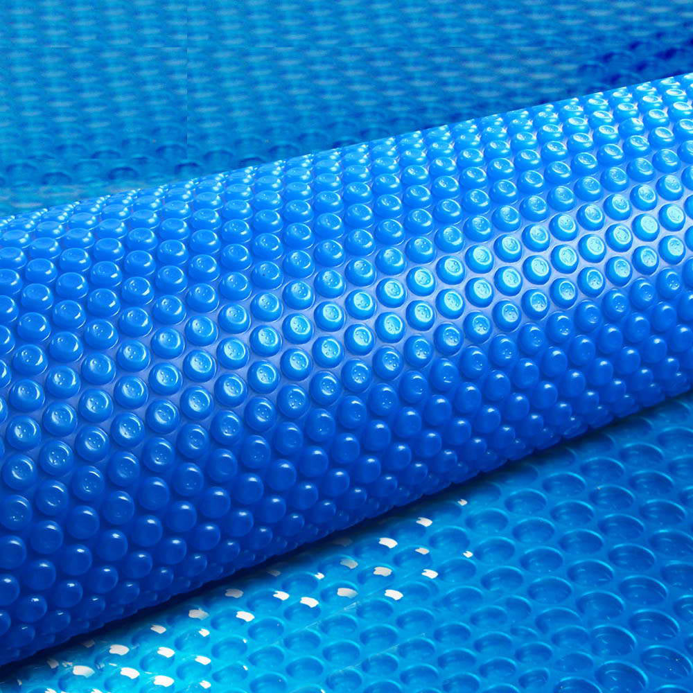 Aquabuddy 8M X 4.2M Solar Swimming Pool Cover 400 Micron Outdoor Bubble Blanket