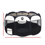 i.Pet Dog Playpen Pet Playpen Enclosure Crate 8 Panel Play Pen Tent Bag Fence Puppy XL