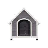 i.Pet Dog Kennel House Wooden Outdoor Indoor Puppy Pet House Weatherproof Large