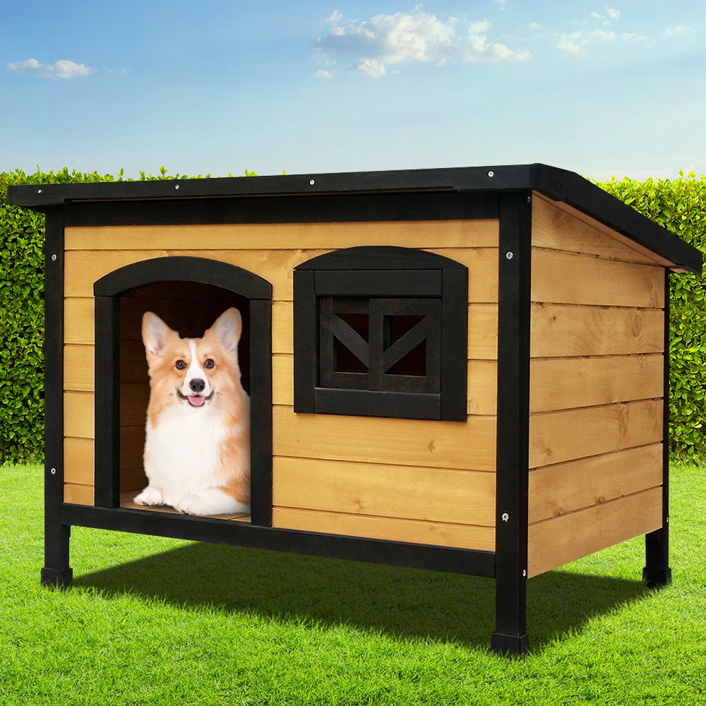 i.Pet Dog Pet Kennel Dog House Large Wooden 96cm x 69cm x 66cm