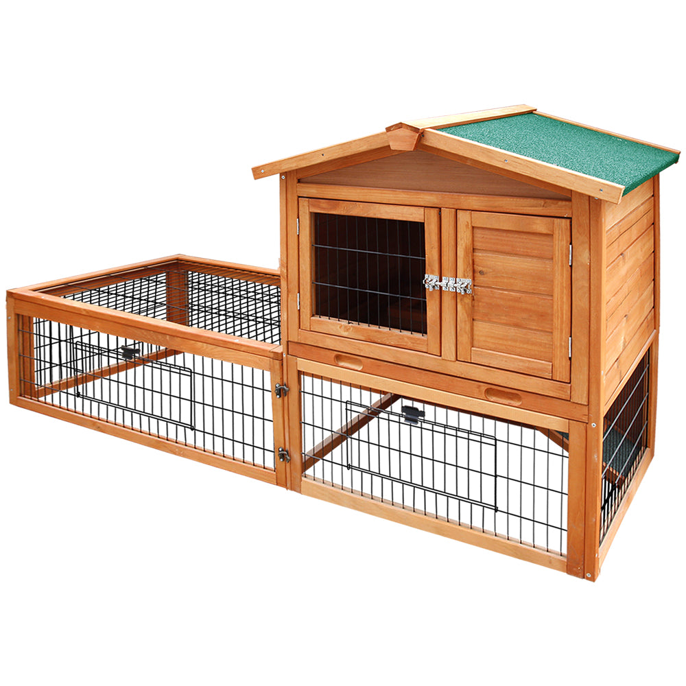 i.Pet Rabbit Hutch Chicken Coop 155cm Tall Wooden Pet Hutch