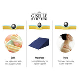 Giselle Bedding Foam Wedge Back Support Pillow - Blue