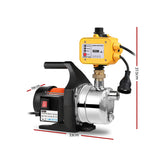 Giantz Garden Water Pump High Pressure 1500W Tank Rain Farm Irrigation House Yellow