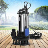 Giantz Garden Submersible Pump 2000W Dirty Water Bore Tank Well�Steel Sewerage