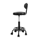 Artiss Salon Stool Swivel Chairs with Back Barber Beauty Hydralic Lift