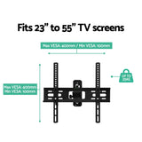 Artiss TV Wall Mount Bracket Tilt Swivel Full Motion Flat Slim LED LCD 23 inch to 55 inch