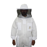 Beekeeping Bee Suit 2 Layer Mesh Round Head Style Ultra Cool & Light Weight - 5XL