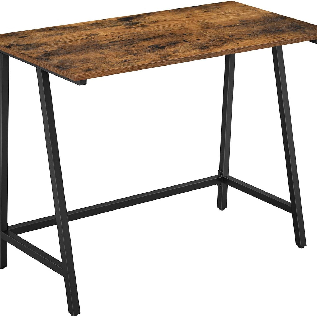 Computer Desk Writing Steel Rustic Work Table – Auchampx
