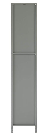 Tall Cabinet Shelf Drawer, Grey