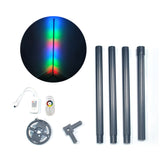 156cm APP Remote Control RGB LED Floor Lamp Corner Light Stand Gaming Room Decor