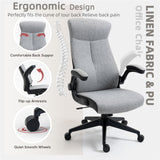 High Back Office Chair -Grey