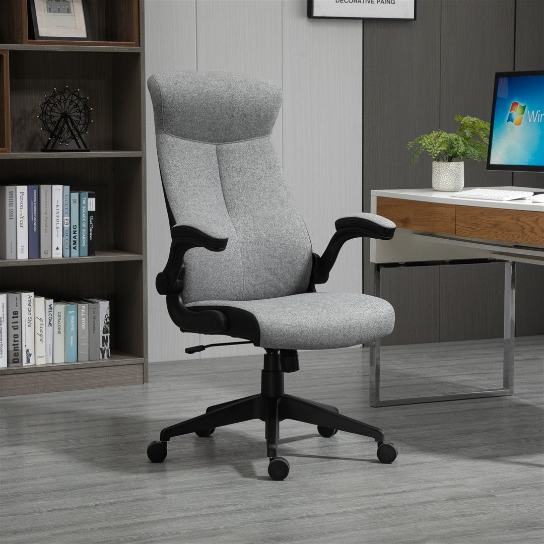 High Back Office Chair -Grey