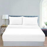 GOMINIMO 4 Pcs Bed Sheet Set 2000 Thread Count Ultra Soft Microfiber - King (White) GO-BS-107-XS