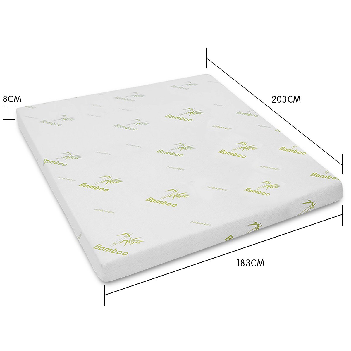 Laura Hill Cool Gel Memory Foam Mattress Topper - King