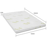 Laura Hill Cool Gel Memory Foam Mattress Topper - Queen