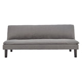 Sarantino 3 Seater Modular Faux Linen Fabric Sofa Bed Couch -Dark Grey