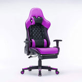 Gaming Chair Ergonomic Racing chair 165° Reclining Gaming Seat 3D Armrest Footrest Black Green