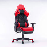 Gaming Chair Ergonomic Racing chair 165° Reclining Gaming Seat 3D Armrest Footrest Black Green