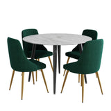 Velvet Elegance Dining Set