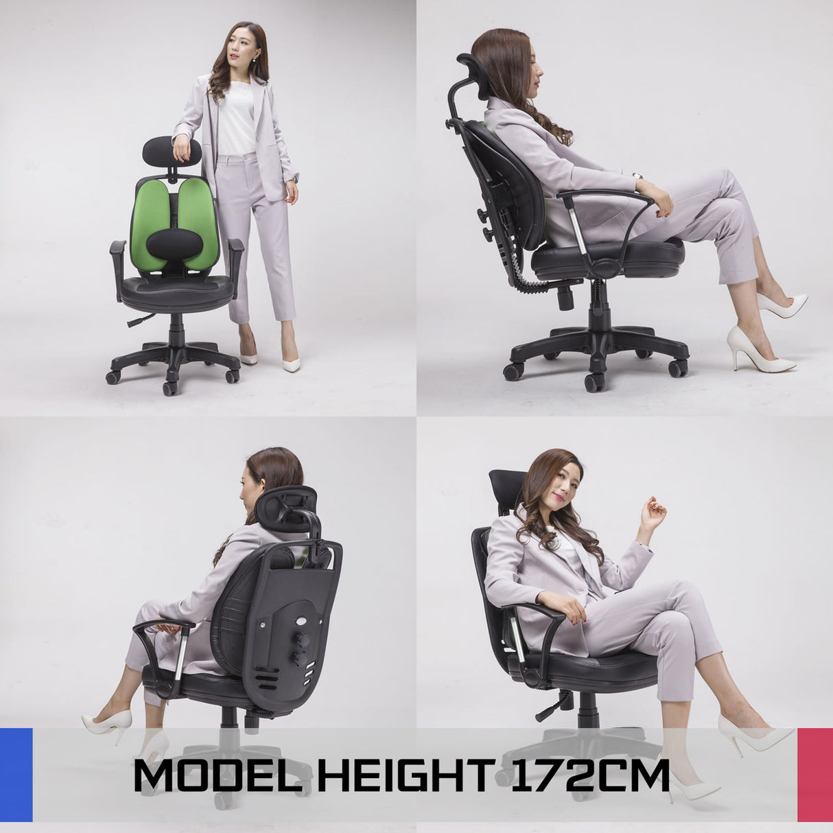 Korean Green Office Chair Ergonomic SUPERB