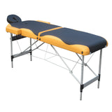 YES4HOMES 2 Fold Portable Aluminium Massage Table Massage Bed Beauty Therapy