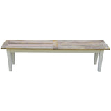 Lavasa Dining Bench Seat 130cm Mango Wood French Provincial Farmhouse Furniture