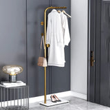 Metal Coat Rack Marble Base Hooks Clothes Coats Bag Tree Hat Display Hanger Stand Organiser