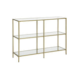 VASAGLE Sofa Console Table with 3 Shelves