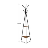 VASAGLE Coat Rack Freestanding 179 cm