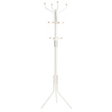 SONGMICS Metal Coat Rack Creamy White