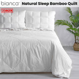 Bianca 250GSM Natural Sleep Bamboo Summer Quilt Single