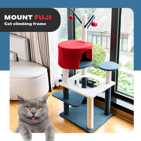 Pet Cat Tree Scratching Post House Furniture Toys