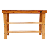 3 Tier Shoe Rack Bamboo Wooden Storage Shelf Stand Bench Cabinet Organiser