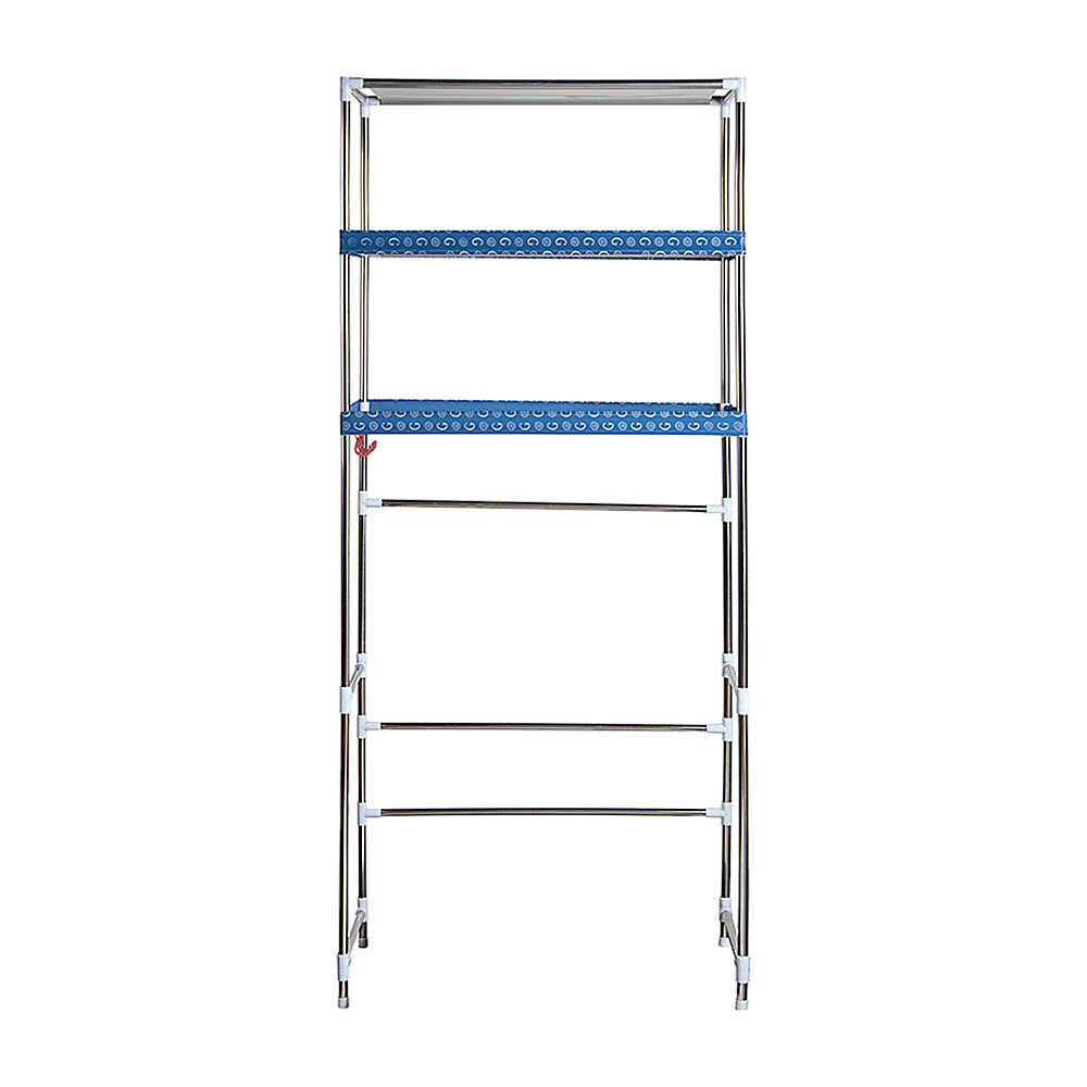 Storage Shelves Shelf 3 Tier Rack Portable Laundry Stand Unit Organiser