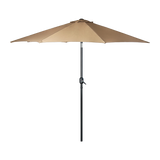 9FT Patio Umbrella Outdoor Garden Table Umbrella with 8 Sturdy Ribs