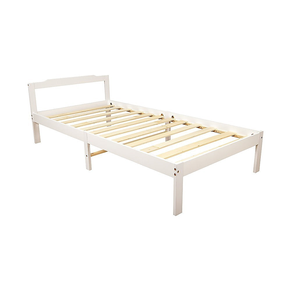 Natural Wooden Bed Frame Home Furniture