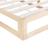 Artiss Bed Frame Queen Size Wooden Base Mattress Platform Timber Pine KALAM