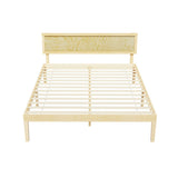 Artiss Bed Frame Double Size Wooden Base Mattress Platform Timber Pine YUMI