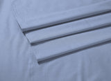 Elan Linen 1200TC Organic Cotton Sky Blue King Bed Sheet Set